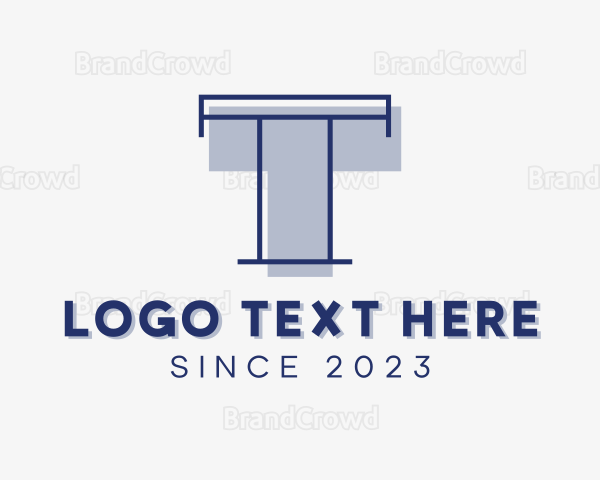 Advertising Agency Letter T Logo