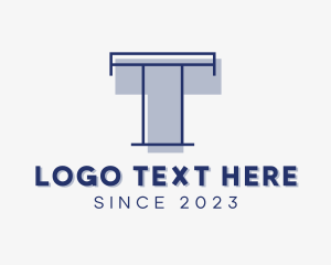 Offset - Advertising Agency Letter T logo design