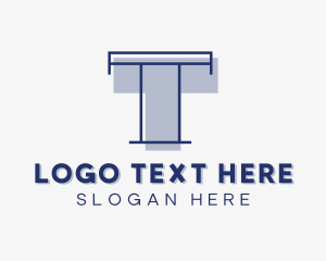 Advertising Agency Letter T  Logo