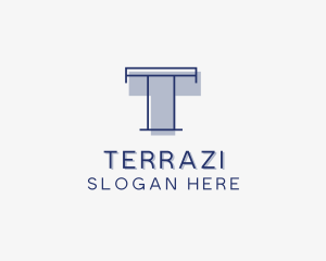 Advertising Agency Letter T  logo design