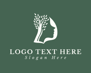Herbal - Organic Human Tree logo design