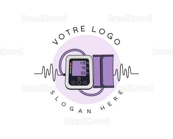 Health Blood Pressure Logo