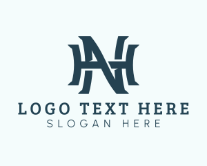 Letter Nh - Sports Athlete Apparel logo design