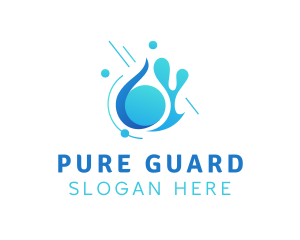 Disinfectants - Hygiene Sanitary Cleaning logo design