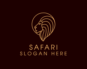 Hunter Lion Safari  logo design