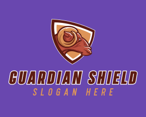 Shield - Gaming Ram Shield logo design
