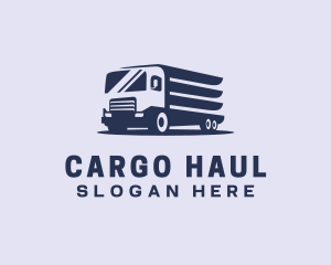 Blue Truck Shipping logo design