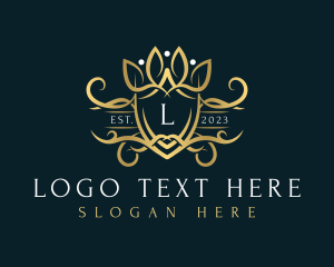 Gold - Luxury Royal Crest logo design