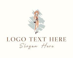 Modeling - Woman Fashion Model logo design