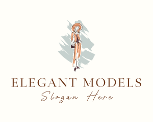 Modeling - Woman Fashion Model logo design