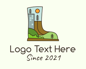 Outdoor - Outdoor Hiking Boots logo design