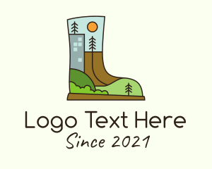 Boots - Outdoor Hiking Boots logo design