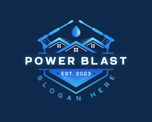 Home Power Washer Cleaner logo design