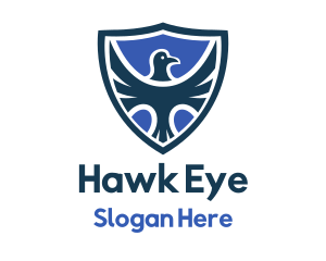 Hawk - Hawk Blue Shield logo design