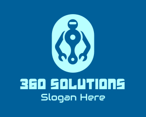 Robot Repair Service logo design