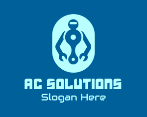 Robot Repair Service logo design