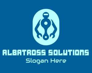 Robot Repair Service logo design