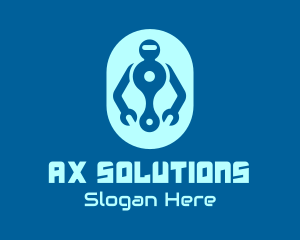 Robot Repair Service logo design