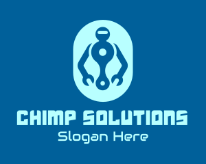 Robot Repair Service logo design