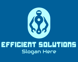 Robot Repair Service logo design