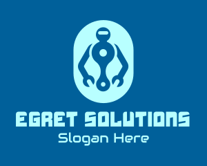 Robot Repair Service logo design