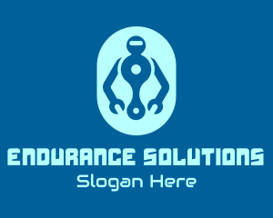 Robot Repair Service logo design