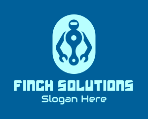 Robot Repair Service logo design