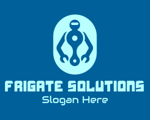 Robot Repair Service logo design