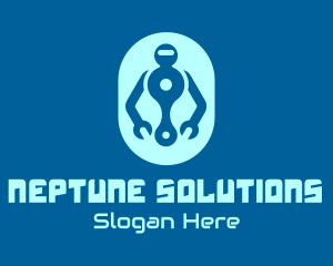 Robot Repair Service logo design