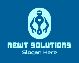 Robot Repair Service logo design