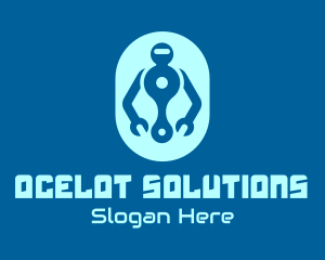 Robot Repair Service logo design