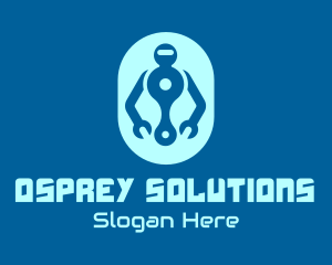 Robot Repair Service logo design