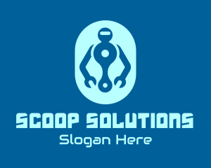 Robot Repair Service logo design