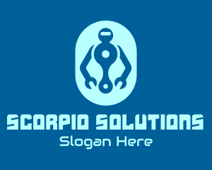 Robot Repair Service logo design