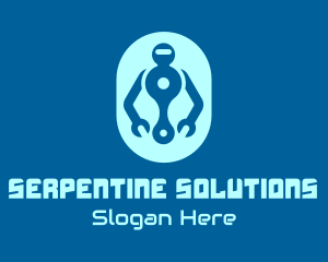 Robot Repair Service logo design