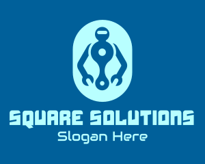 Robot Repair Service logo design