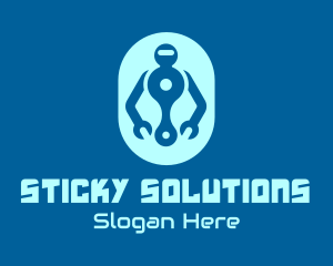 Robot Repair Service logo design