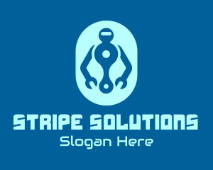 Robot Repair Service logo design