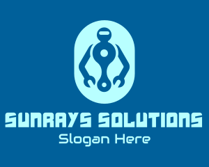 Robot Repair Service logo design