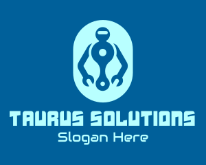 Robot Repair Service logo design