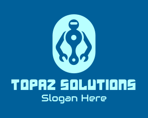 Robot Repair Service logo design