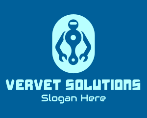 Robot Repair Service logo design