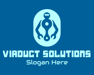 Robot Repair Service logo design