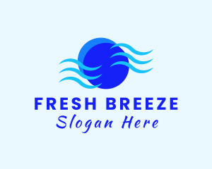 Breeze - Air Breeze Cooling logo design