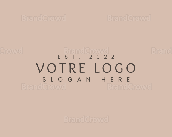 Modern Fashion Studio Logo
