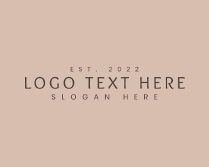 Expensive - Modern Fashion Studio logo design