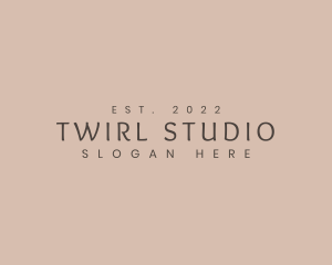 Modern Fashion Studio logo design