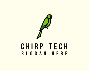 Chirp - Forest Parrot Aviary logo design