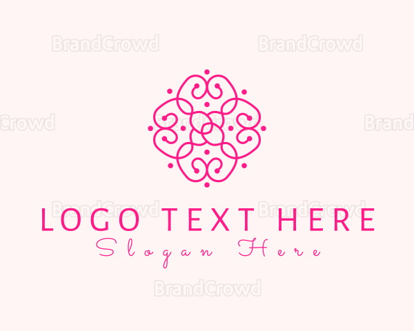 Elegant Flower Pattern Logo