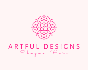 Elegant Flower Pattern  logo design